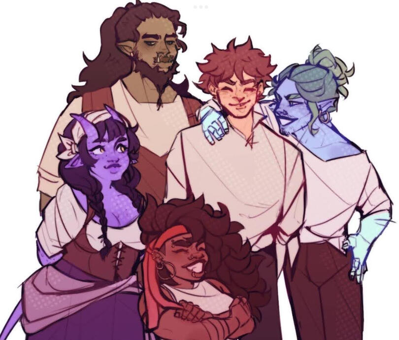 dnd art - full colour