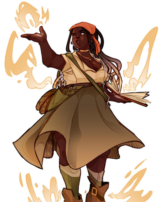 original character Airmed - full colour