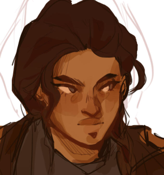 katniss everdeen - full colour wip